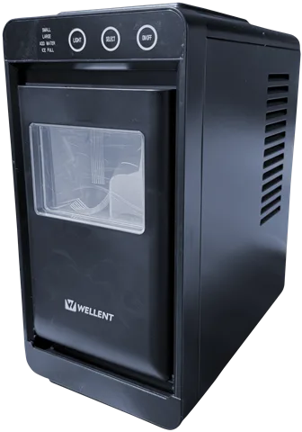 Eiswürfelmaschine mit Sichtfenster